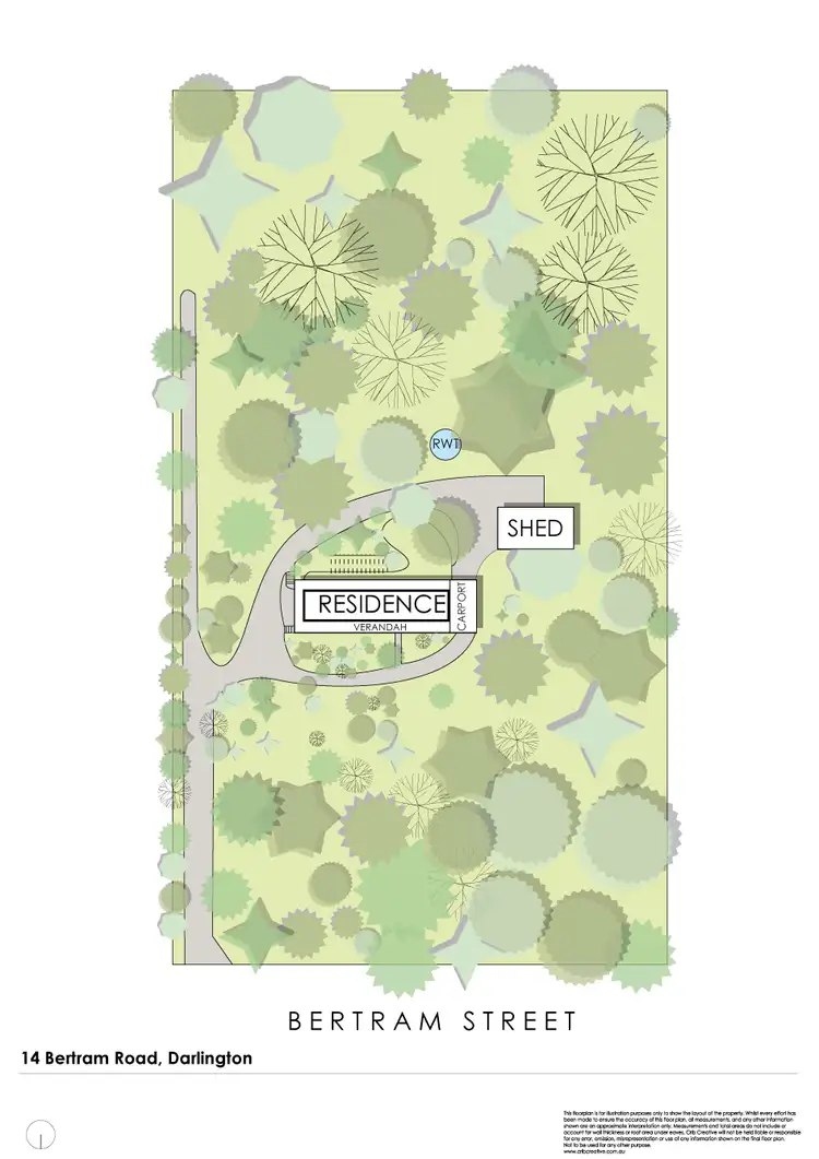 Floorplan of Homely house listing, 14 Bertram Street, Darlington WA 6070