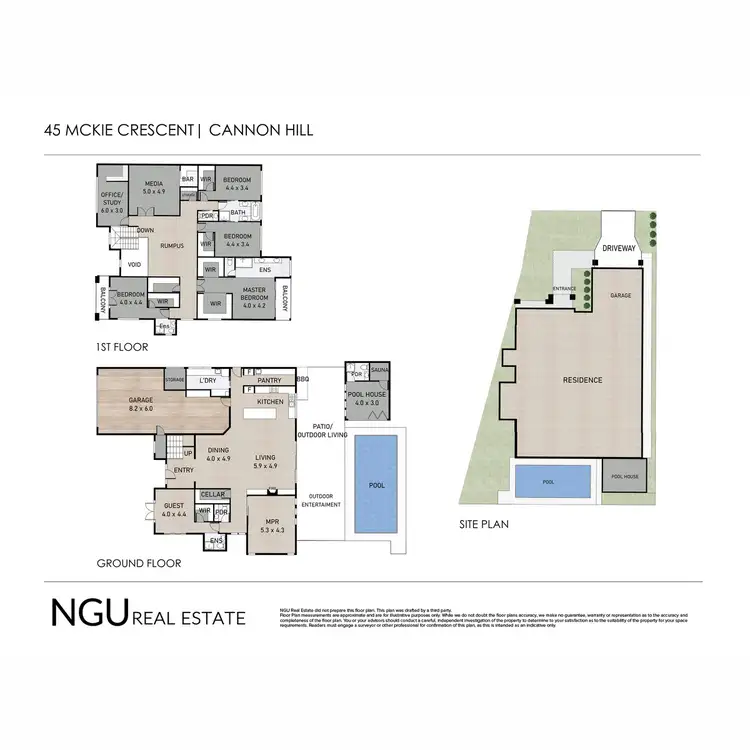 Floorplan of Homely house listing, 45 Mckie Crescent, Cannon Hill QLD 4170