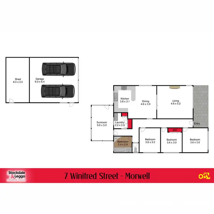 Floorplan of Homely house listing, 7 Winifred Street, Morwell VIC 3840