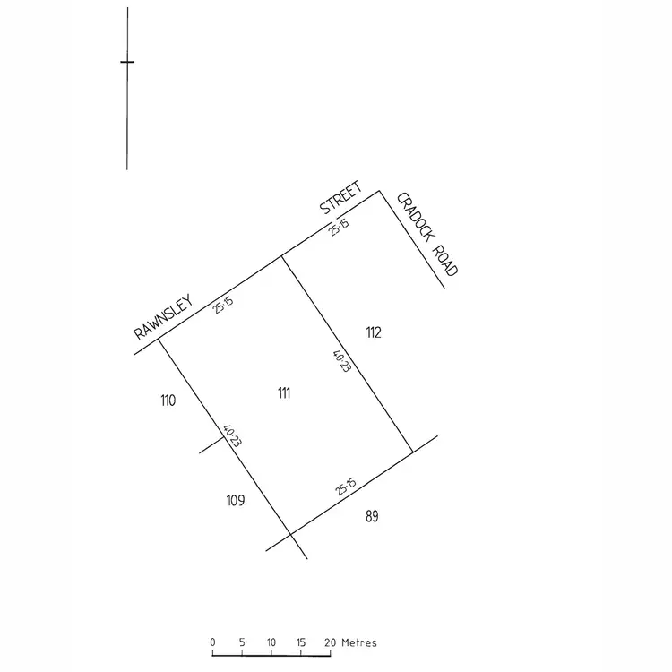 Floorplan of Homely land listing, 19 Rawnsley Street, Hawker SA 5434