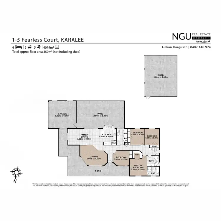 Floorplan of Homely house listing, 1-5 Fearless Court, Karalee QLD 4306