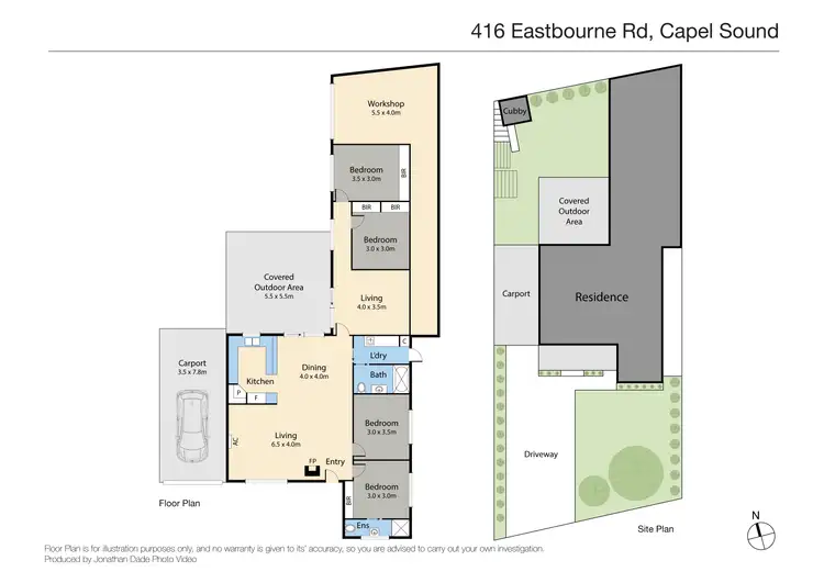 Floorplan of Homely house listing, 416 Eastbourne Road, Capel Sound VIC 3940