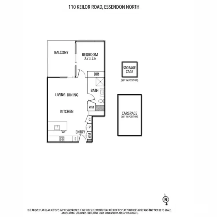 Floorplan of Homely apartment listing, G05/110 Keilor Road, Essendon North VIC 3041
