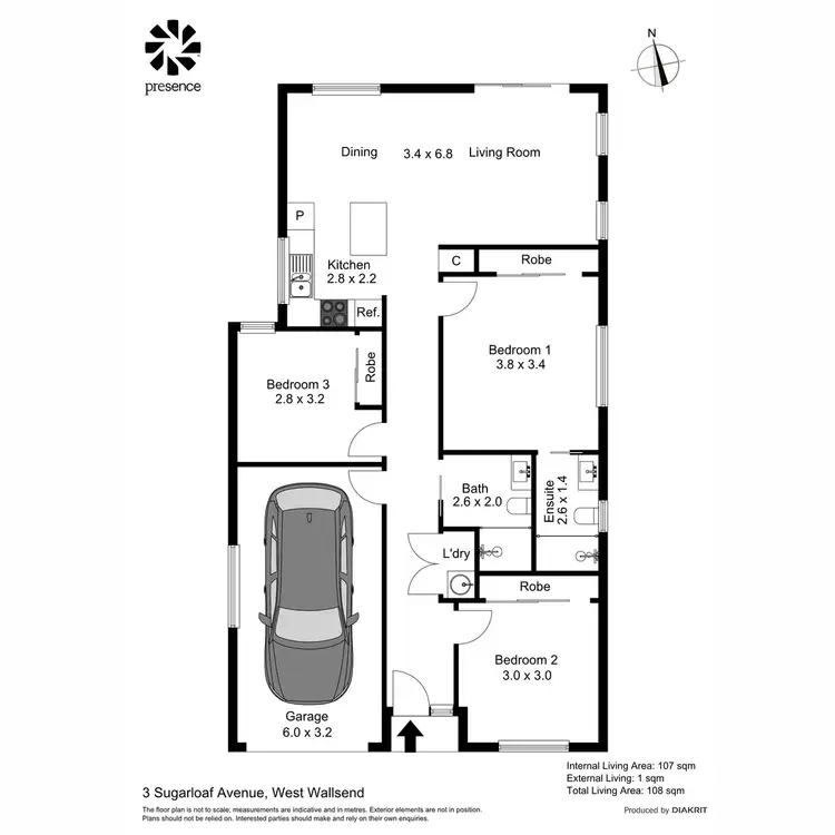 Floorplan of Homely house listing, 3 Sugarloaf Avenue, West Wallsend NSW 2286
