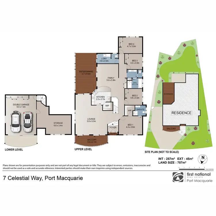 Floorplan of Homely house listing, 7 Celestial Way, Port Macquarie NSW 2444