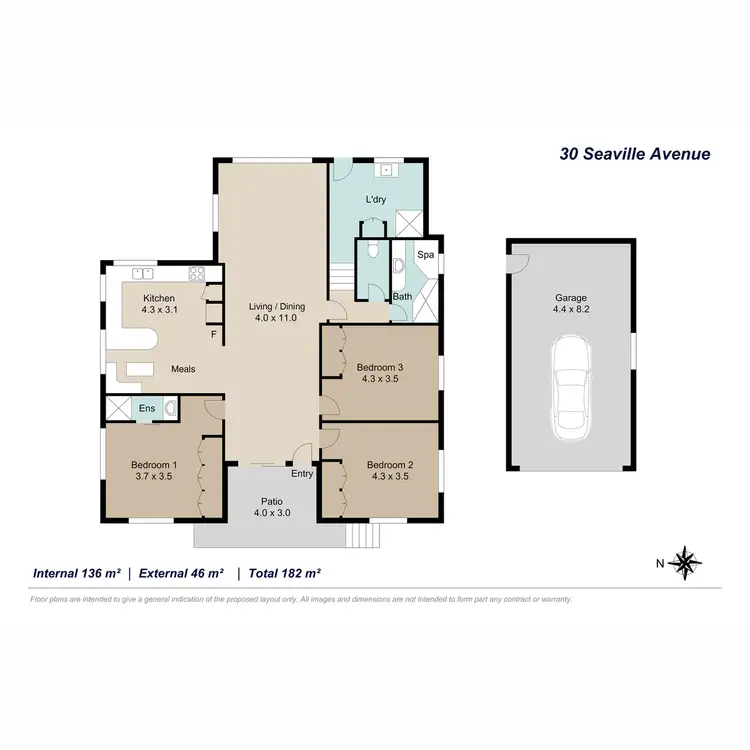 Floorplan of Homely house listing, 30 Seaville Avenue, Scarborough QLD 4020