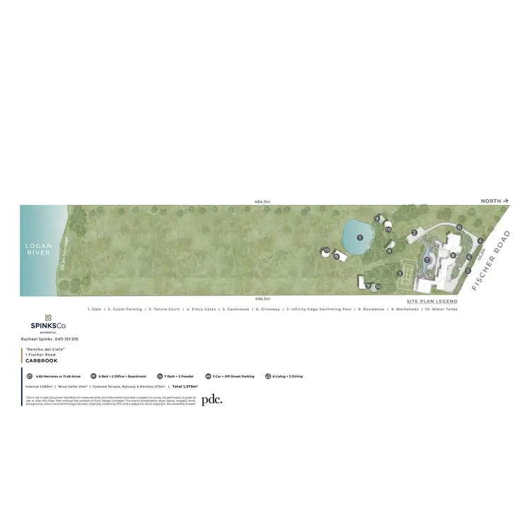 Floorplan of Homely house listing, 1 Fischer Road, Carbrook QLD 4130