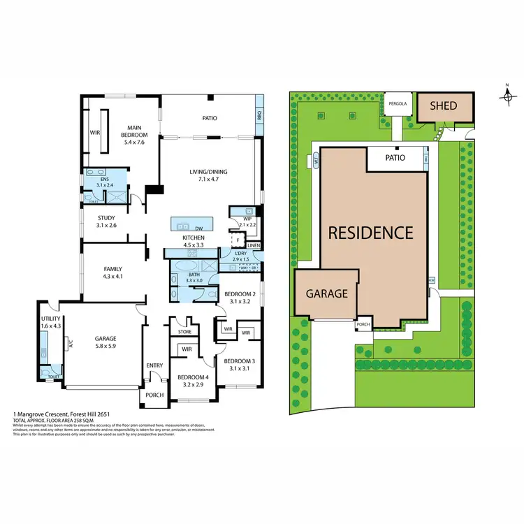 Floorplan of Homely house listing, 1 Mangrove Crescent, Forest Hill NSW 2651