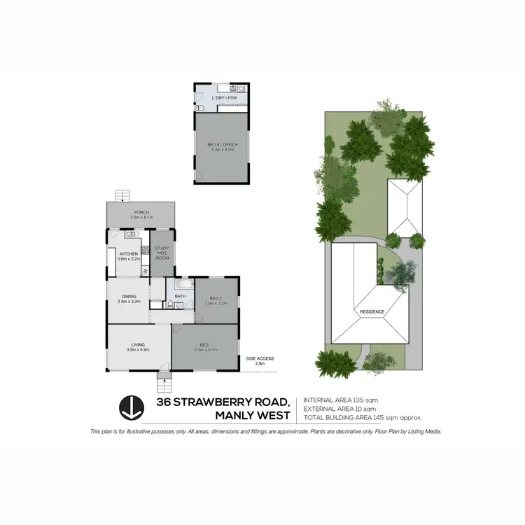 Floorplan of Homely house listing, 36 Strawberry Road, Manly West QLD 4179