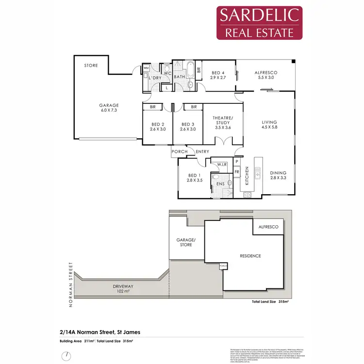 Floorplan of Homely house listing, 2/14A Norman Street, St James WA 6102
