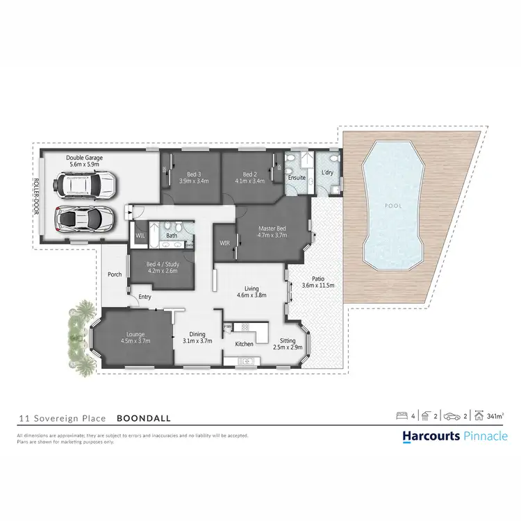 Floorplan of Homely house listing, 11 Sovereign Place, Boondall QLD 4034