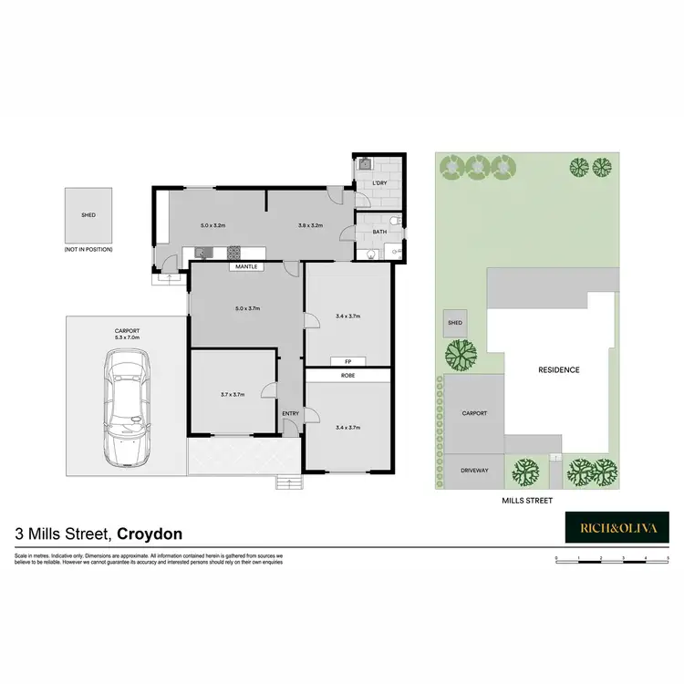 Floorplan of Homely house listing, 3 Mills Street, Croydon NSW 2132