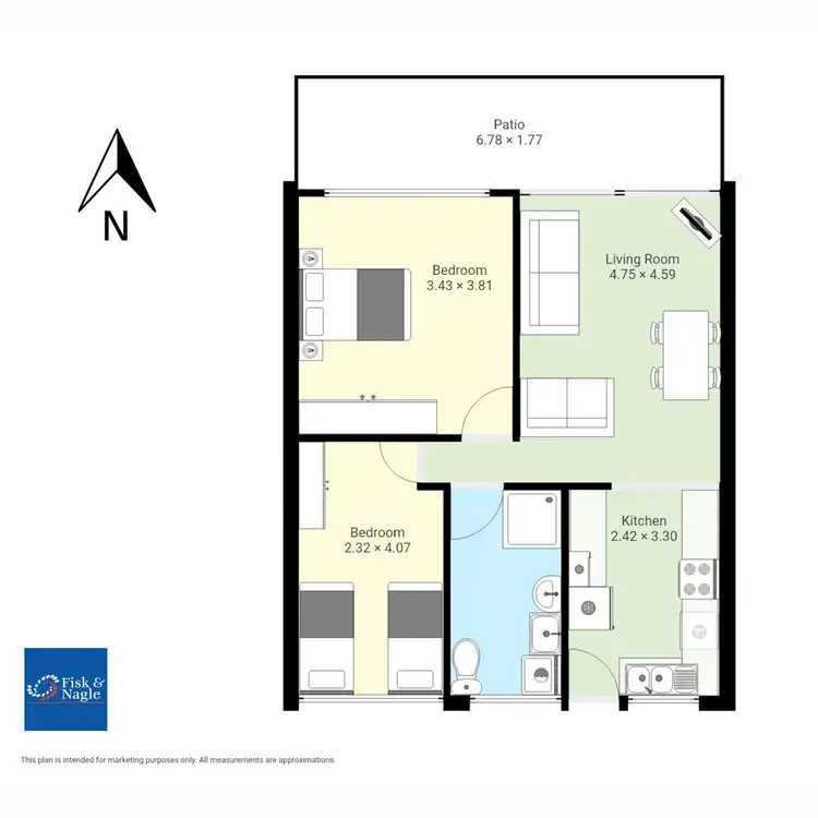 Floorplan of Homely unit listing, 7/14 Fishpen Road, Merimbula NSW 2548