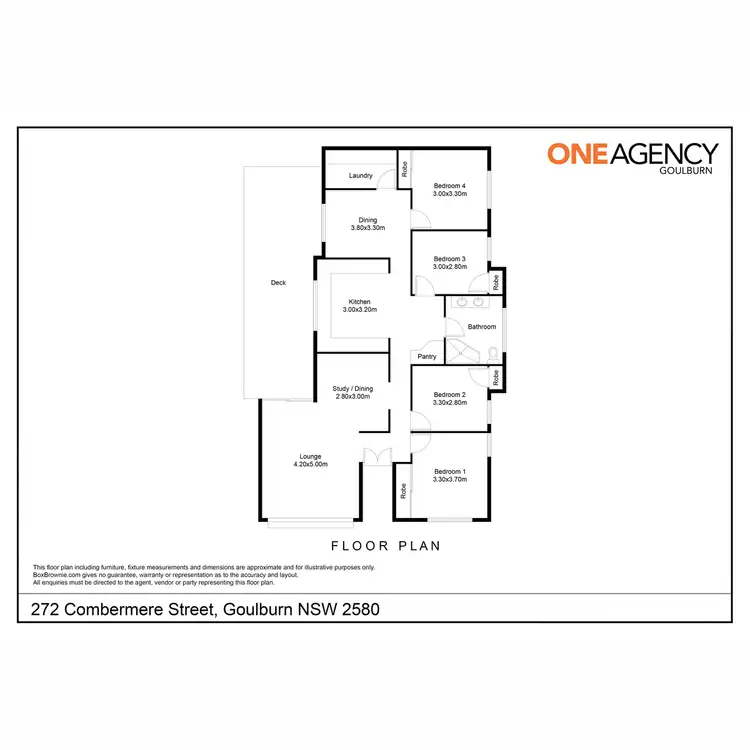 Floorplan of Homely house listing, 272 Combermere Street, Goulburn NSW 2580