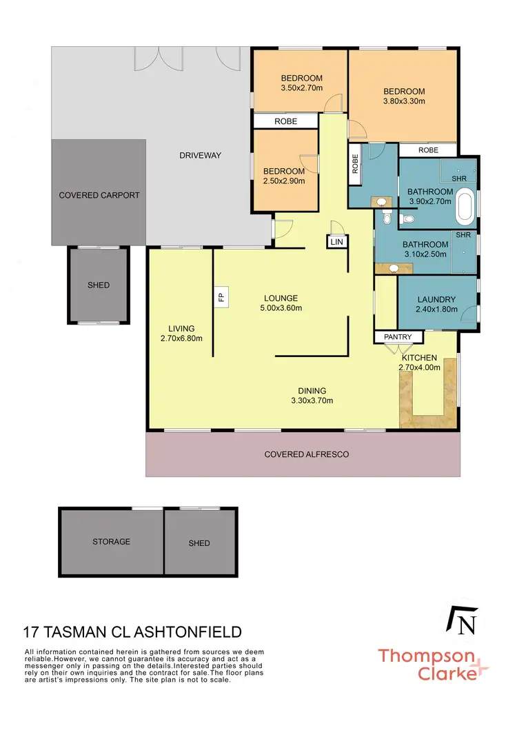 Floorplan of Homely house listing, 17 Tasman Close, Ashtonfield NSW 2323