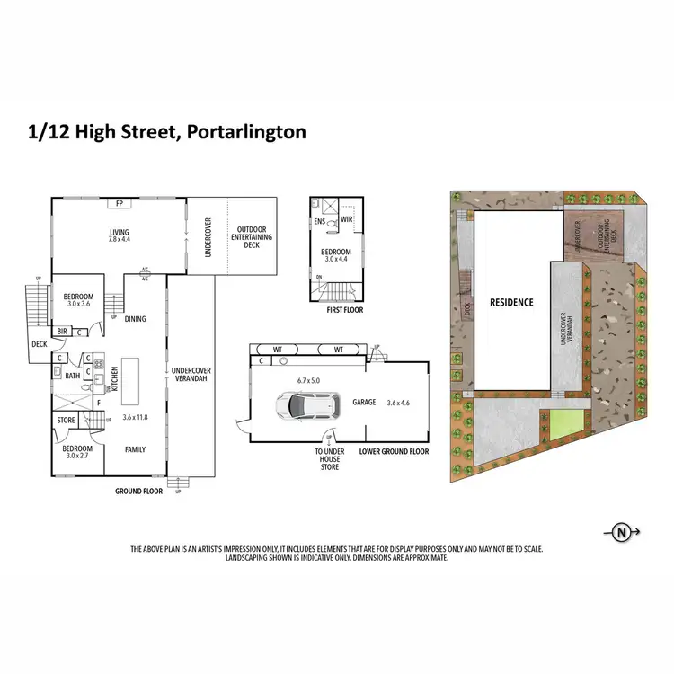 Floorplan of Homely house listing, 1/12 High Street, Portarlington VIC 3223