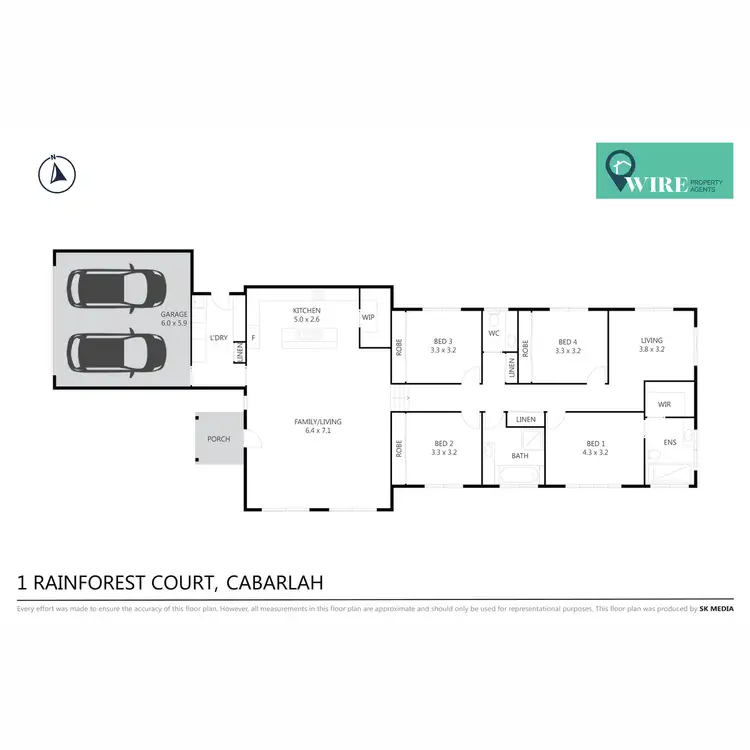 Floorplan of Homely house listing, 1 Rainforest Court, Cabarlah QLD 4352
