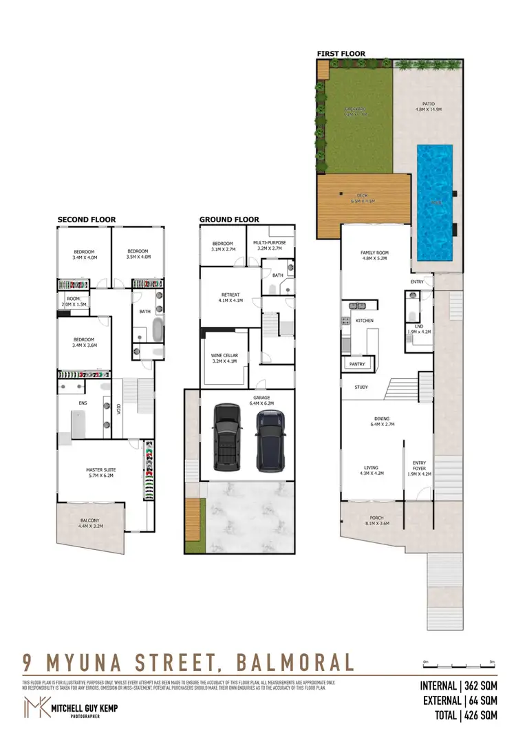 Floorplan of Homely house listing, 9 Myuna Street, Balmoral QLD 4171