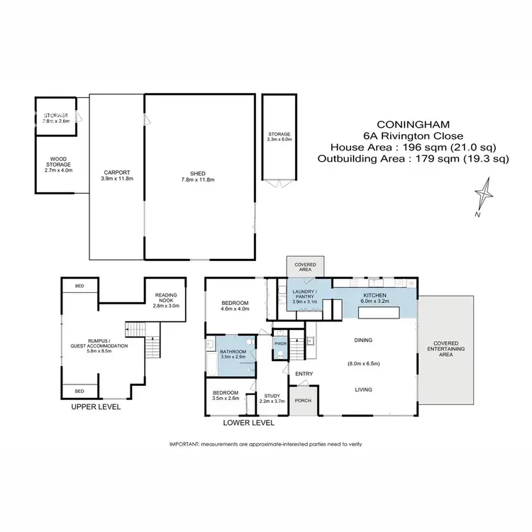 Floorplan of Homely house listing, 6A Rivington Close, Coningham TAS 7054