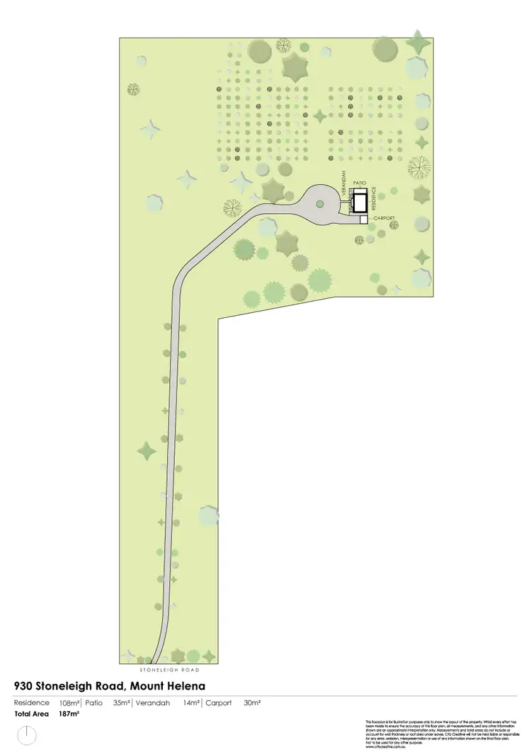 Floorplan of Homely house listing, 930 Stoneleigh Road, Mount Helena WA 6082
