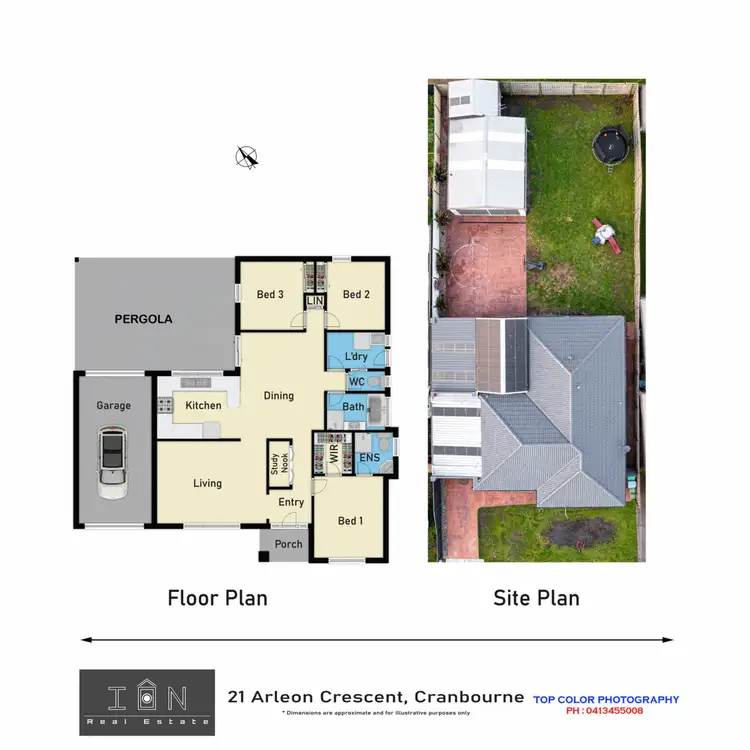 Floorplan of Homely house listing, 21 Arleon Crescent, Cranbourne VIC 3977