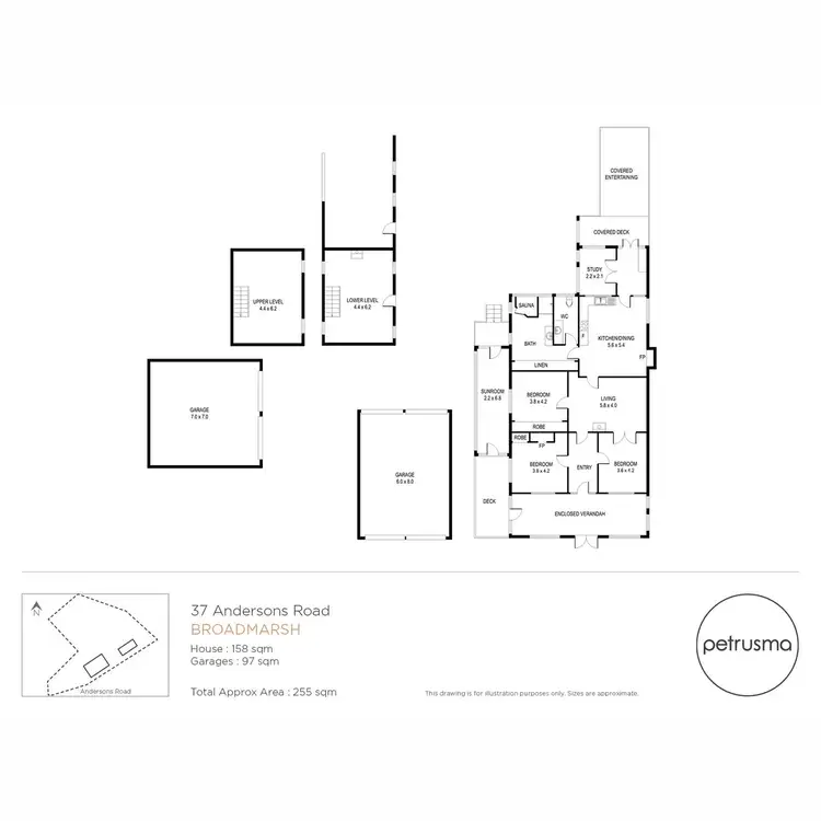 Floorplan of Homely house listing, 37 Andersons Road, Broadmarsh TAS 7030