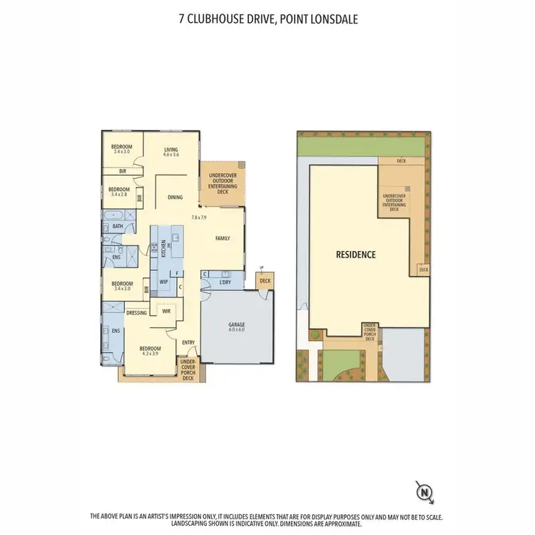 Floorplan of Homely house listing, 7 Clubhouse Drive, Point Lonsdale VIC 3225