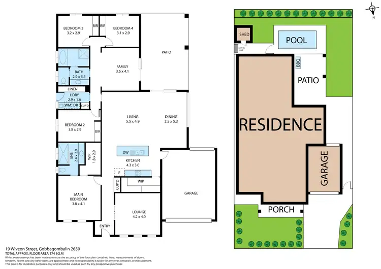 Floorplan of Homely house listing, 19 Wiveon Street, Gobbagombalin NSW 2650