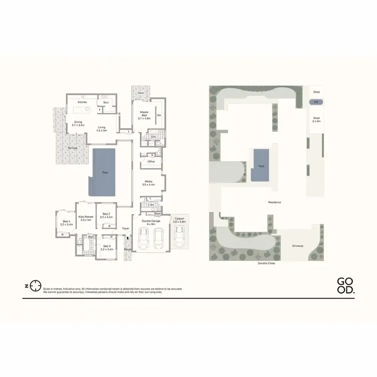 Floorplan of Homely house listing, 16 Daniells Close, Middle Ridge QLD 4350