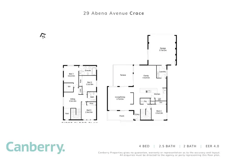 Floorplan of Homely house listing, 29 Abena Avenue, Crace ACT 2911