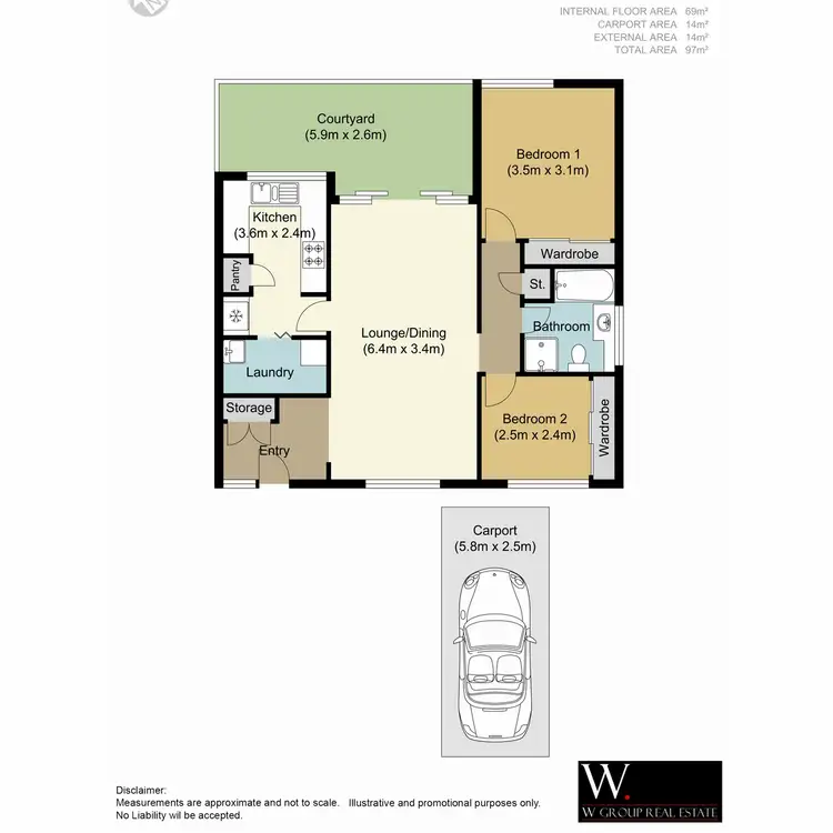 Floorplan of Homely retirement listing, 91/2 Kitchener, Cherrybrook NSW 2126