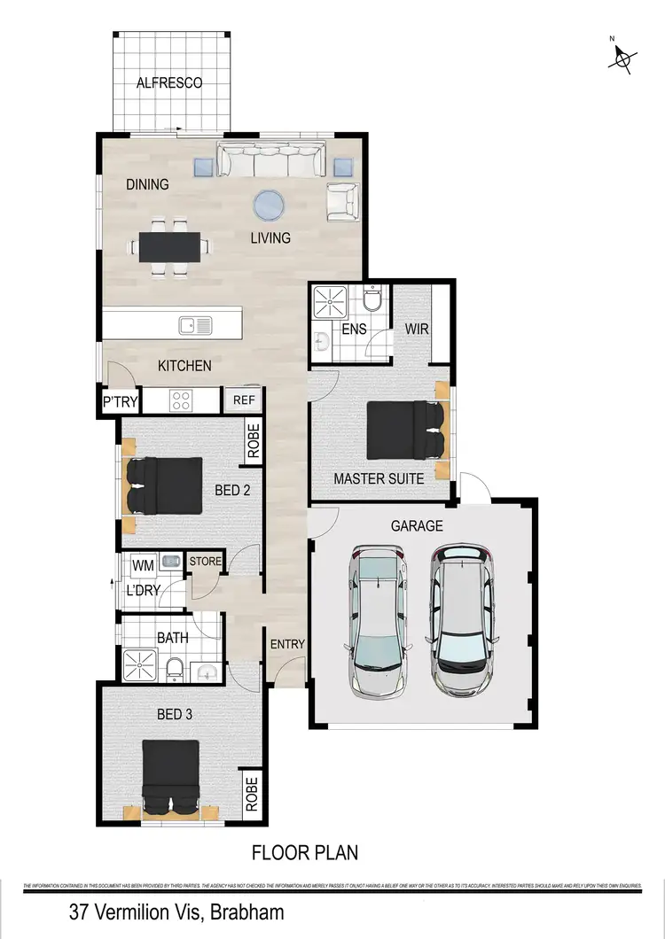 Floorplan of Homely house listing, 37 Vermilion Vista, Brabham WA 6055