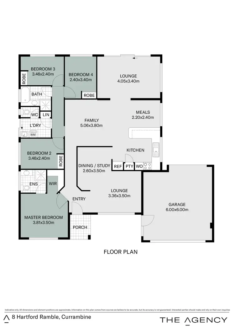 Floorplan of Homely house listing, 8 Hartford Ramble, Currambine WA 6028