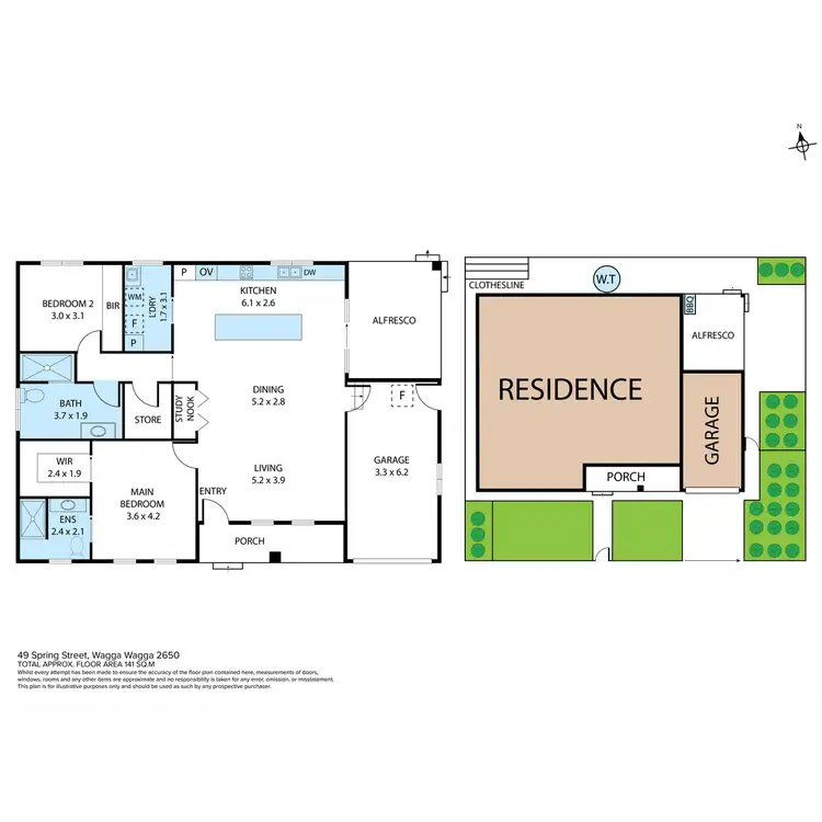 Floorplan of Homely house listing, 49 Spring Street, Wagga Wagga NSW 2650