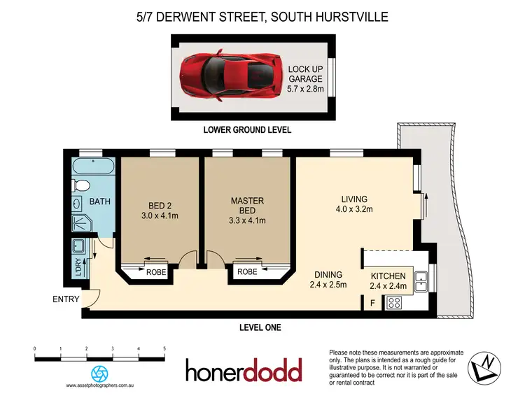 Floorplan of Homely apartment listing, 5/7 Derwent Street, South Hurstville NSW 2221