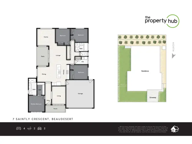 Floorplan of Homely house listing, 7 Saintly Crescent, Beaudesert QLD 4285