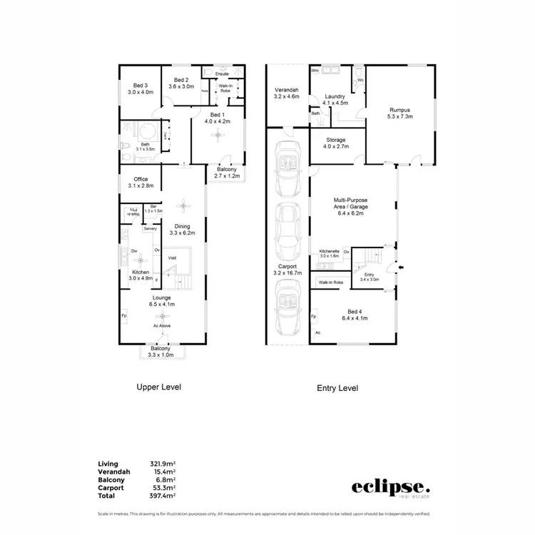 Floorplan of Homely house listing, 64 Woodland Way, Teringie SA 5072