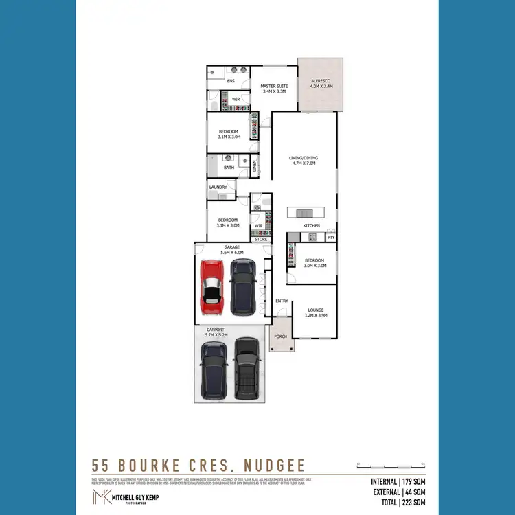 Floorplan of Homely house listing, 55 Bourke Crescent, Nudgee QLD 4014