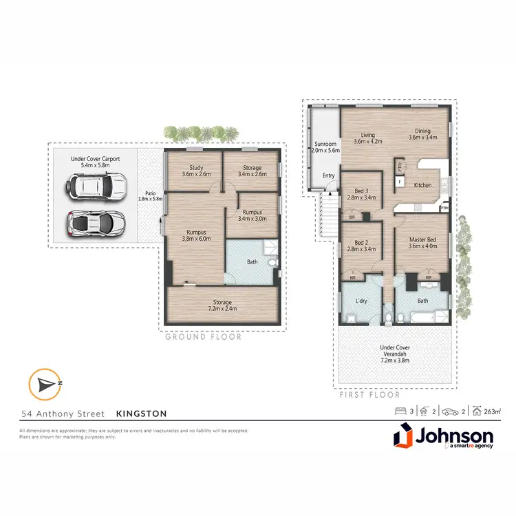 Floorplan of Homely house listing, 54 Anthony Street, Kingston QLD 4114