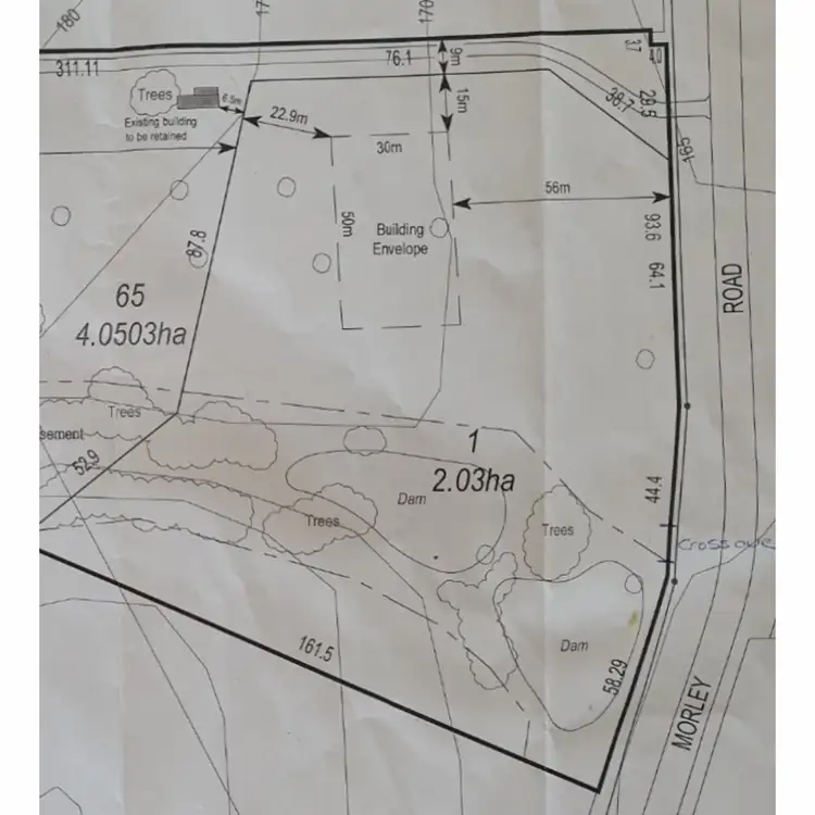 Floorplan of Homely land listing, LOT 166 Morley Road, Lower Chittering WA 6084