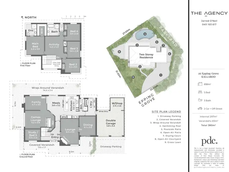 Floorplan of Homely house listing, 26 Epping Grove, Kallaroo WA 6025