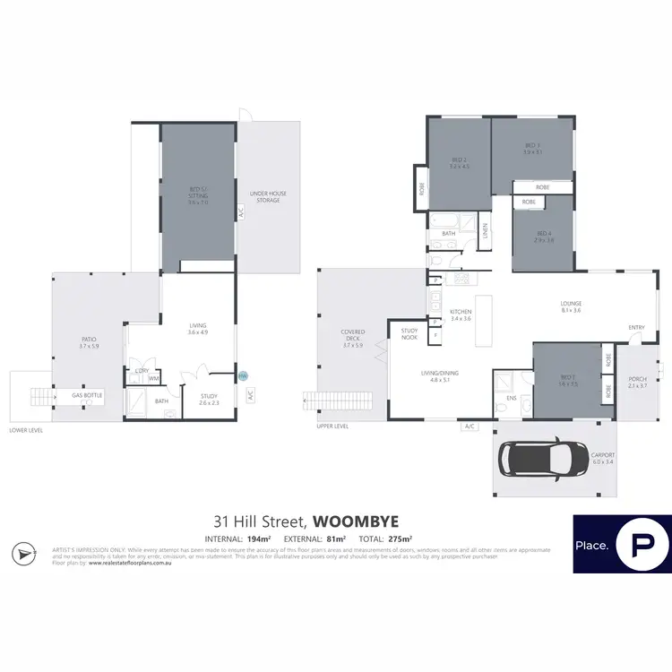 Floorplan of Homely house listing, 31 Hill Street, Woombye QLD 4559