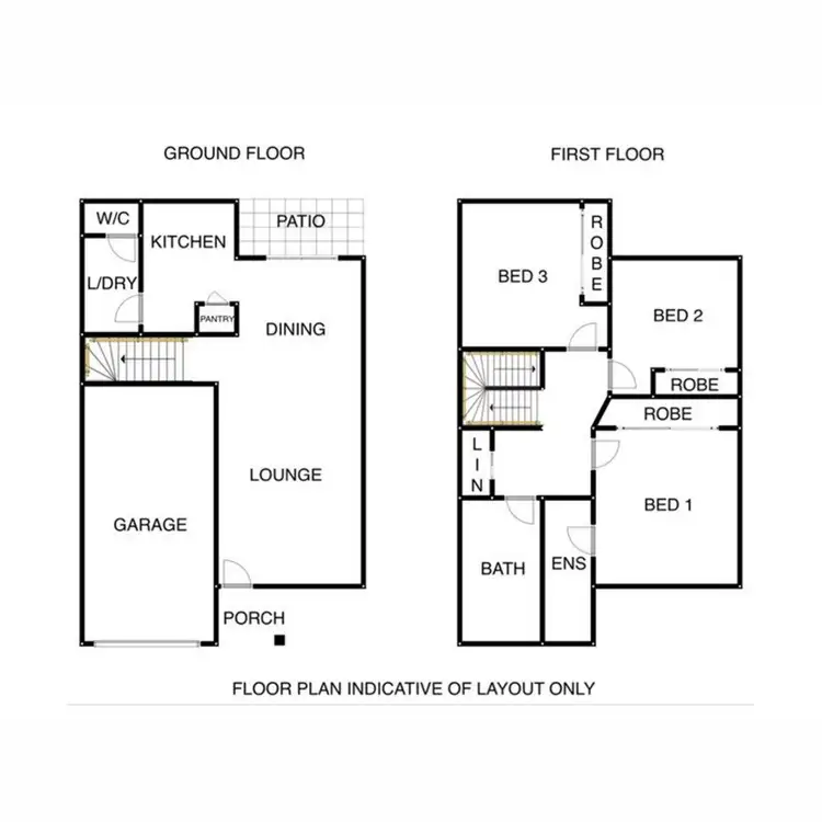 Floorplan of Homely townhouse listing, 57/140 Eagleby Road, Eagleby QLD 4207