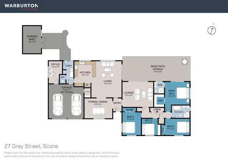 Floorplan of Homely house listing, 27 Gray Street, Scone NSW 2337
