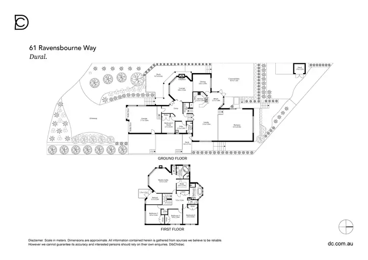 Floorplan of Homely house listing, 61 Ravensbourne Way, Dural NSW 2158