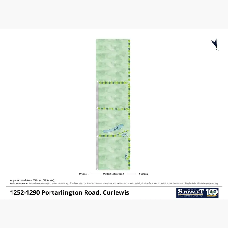 Floorplan of Homely rural property listing, 1252 - 1290 Portarlington Road, Curlewis VIC 3222