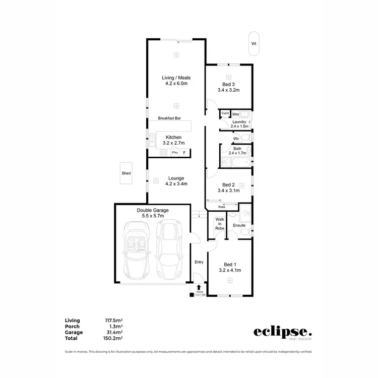 Floorplan of Homely house listing, 20 Clarence Drive, Athelstone SA 5076