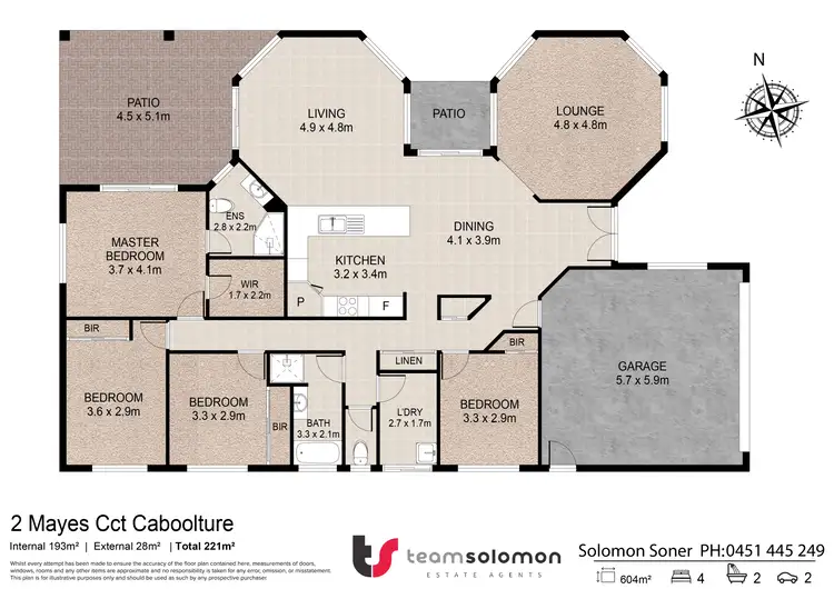 Floorplan of Homely house listing, 2 Mayes Circuit, Caboolture QLD 4510
