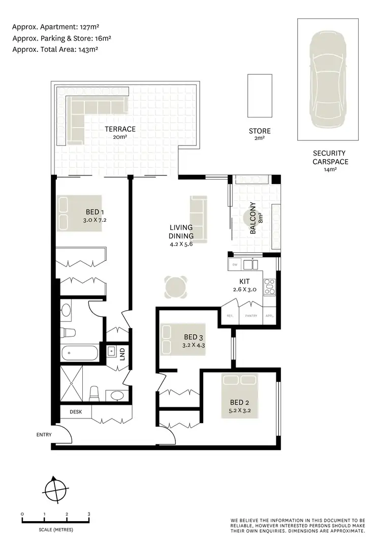 Floorplan of Homely apartment listing, 302/37 Bayswater Road, Potts Point NSW 2011