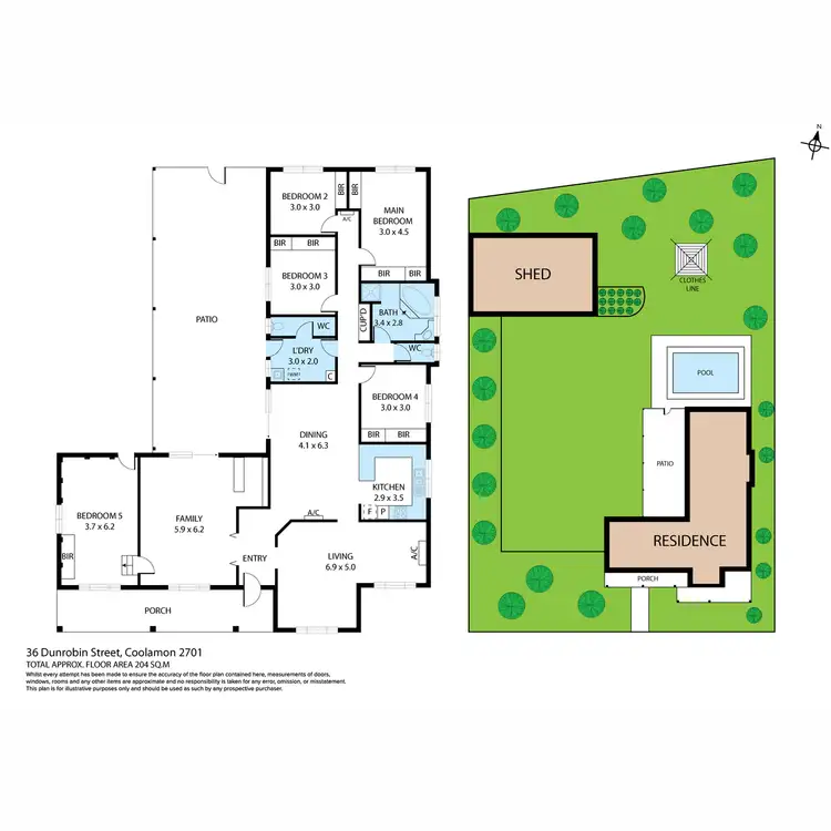 Floorplan of Homely house listing, 44-46 Dunrobin Street, Coolamon NSW 2701